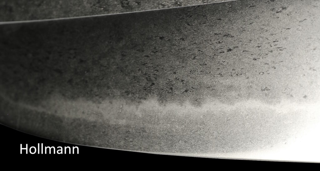 Koto Stahl aus Eisenerzen Klingenausschnitt